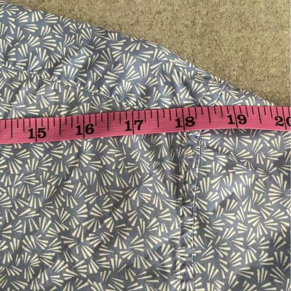 [16.5/PTP24”]Liberty London Men's Blue Patterned Button-Up Shirt NWOT - Picture 6 of 8